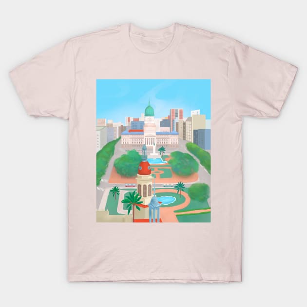 Buenos Aires city, Argentina T-Shirt by Petras